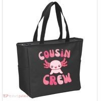 Cousin Crew Axolotl Lover Matching Family  Tote Bag thumb 2