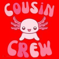 Cousin Crew Axolotl Lover Matching Family  Santa Hat thumb 1