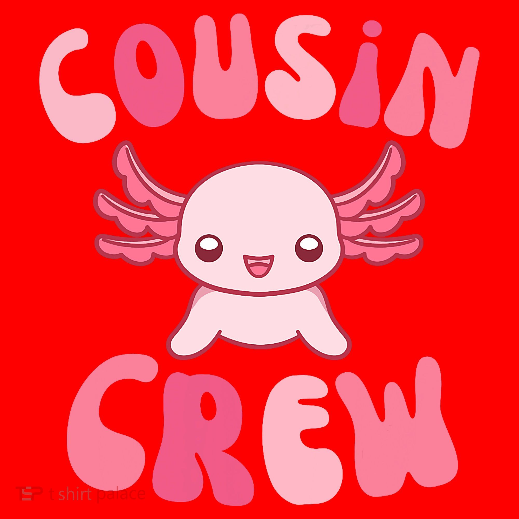 Cousin Crew Axolotl Lover Matching Family  Santa Hat