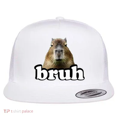 Capybara Flat Bill Trucker Hat