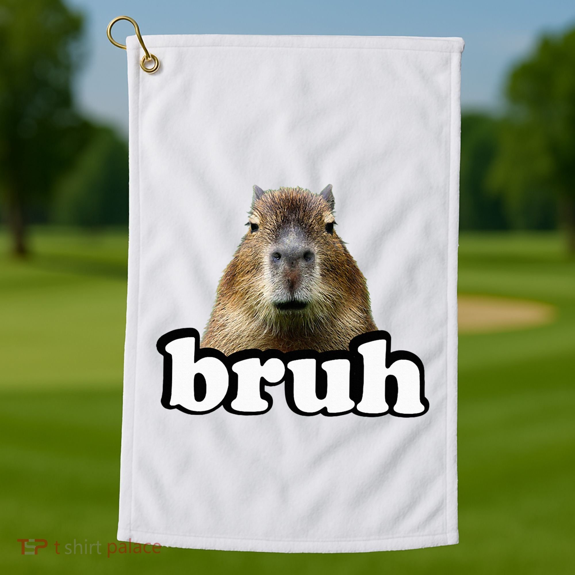 Capybara Golf Towel
