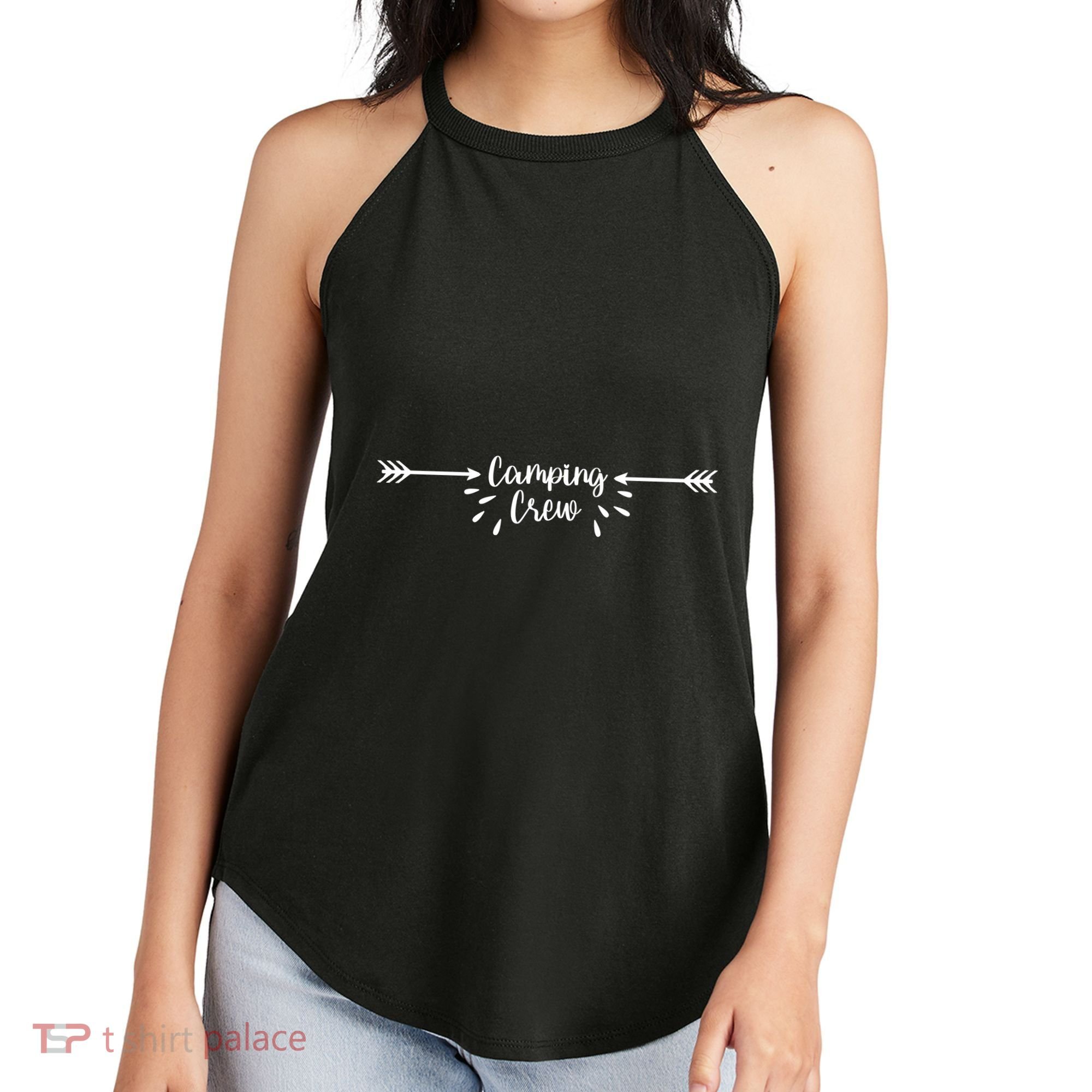 Camping Crew Arrow Women's Perfect Tri Rocker Tank