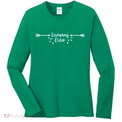 Camping Crew Arrow Women's Long Sleeve Shirt