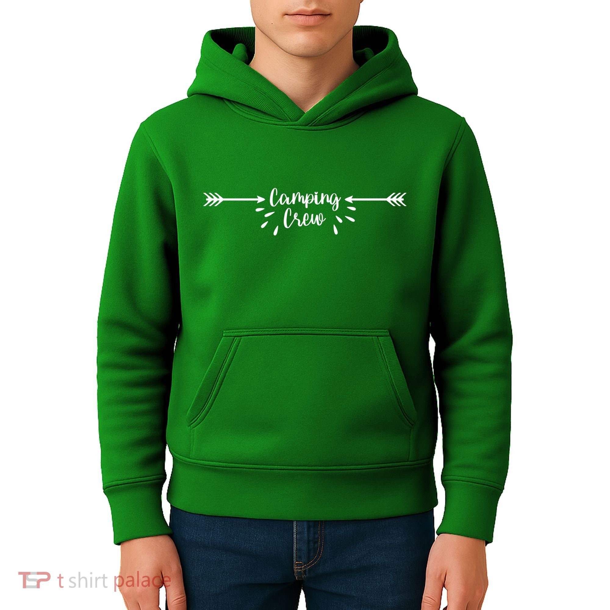 Camping Crew Arrow Kids Hoodie