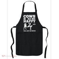 Cool Cow Art For Cow Farmer Dairy Cows Farm Animal Apron thumb 0