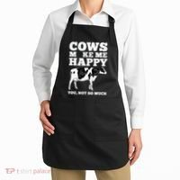 Cool Cow Art For Cow Farmer Dairy Cows Farm Animal Apron thumb 2