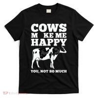 Cool Cow Art For Cow Farmer Dairy Cows Farm Animal T-Shirt thumb 0