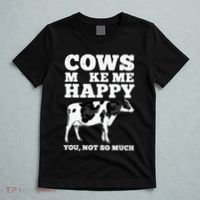 Cool Cow Art For Cow Farmer Dairy Cows Farm Animal T-Shirt thumb 5