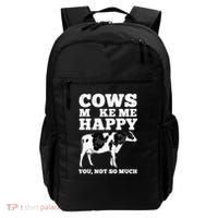 Cool Cow Art For Cow Farmer Dairy Cows Farm Animal Backpack thumb 0