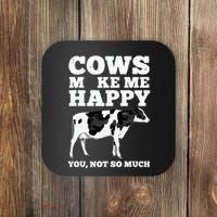 Cool Cow Art For Cow Farmer Dairy Cows Farm Animal Coaster thumb 0
