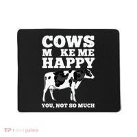 Cool Cow Art For Cow Farmer Dairy Cows Farm Animal Mousepad thumb 0
