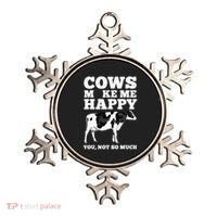 Cool Cow Art For Cow Farmer Dairy Cows Farm Animal Ornament thumb 0