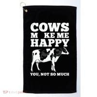 Cool Cow Art For Cow Farmer Dairy Cows Farm Animal Golf Towel thumb 0