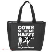 Cool Cow Art For Cow Farmer Dairy Cows Farm Animal Tote Bag thumb 0