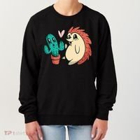 Cute Cactus And Hedgehog Women's Sweatshirt thumb 0