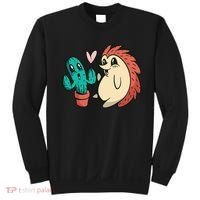 Cute Cactus And Hedgehog Sweatshirt thumb 0