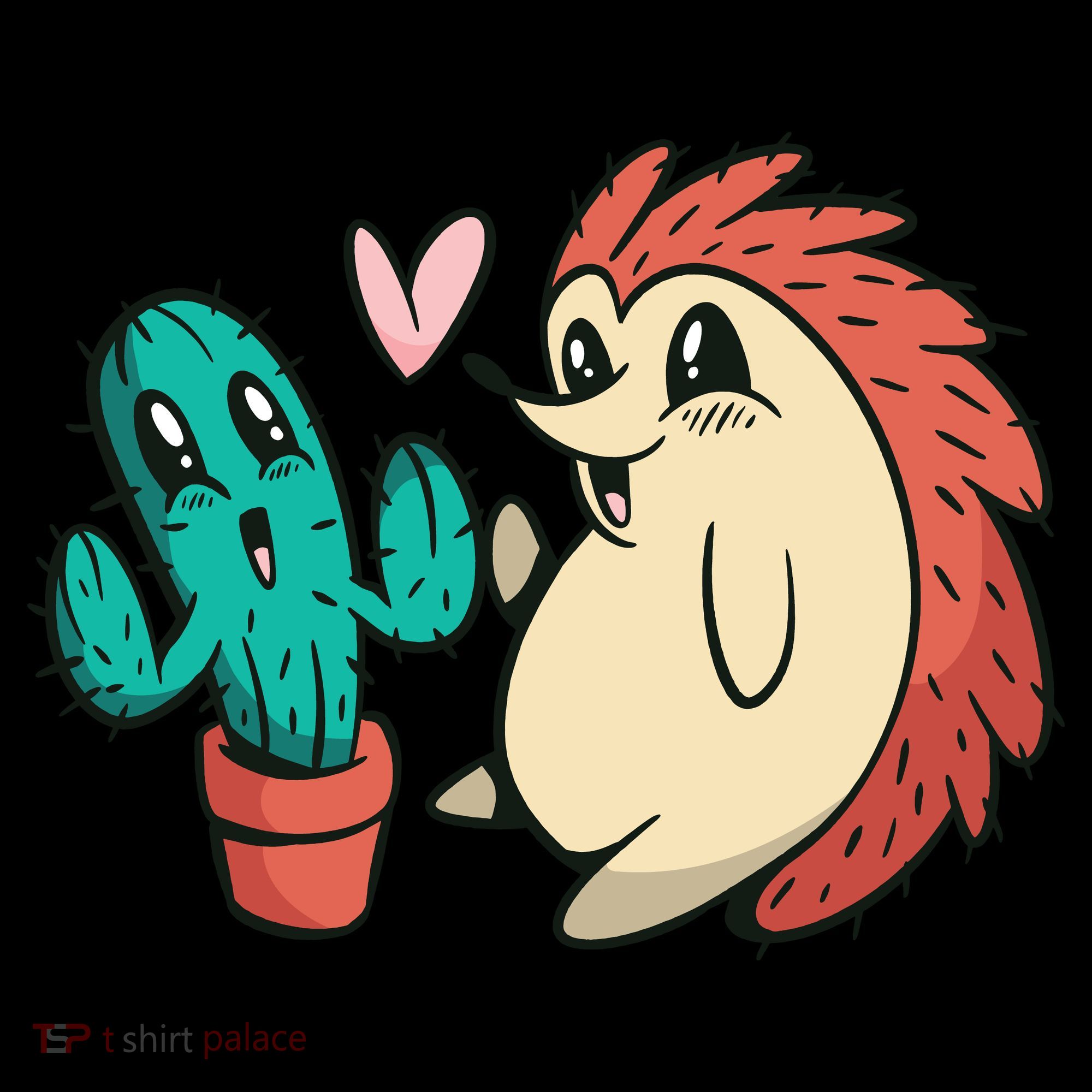 Cute Cactus And Hedgehog Sweatshirt