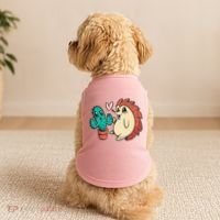 Cute Cactus And Hedgehog Doggie Tank thumb 2