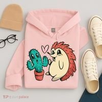 Cute Cactus And Hedgehog Hoodie thumb 4