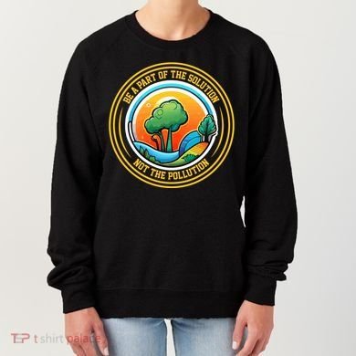 Climate Change Awareness Emblem Women's Sweatshirt