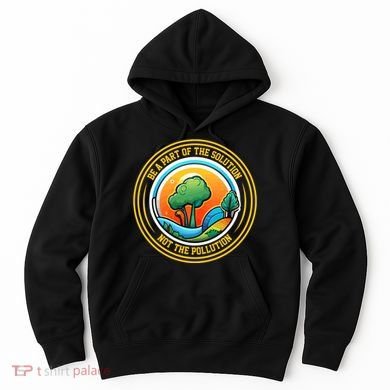 Climate Change Awareness Emblem Hoodie