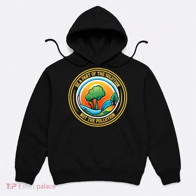 Climate Change Awareness Emblem Hoodie