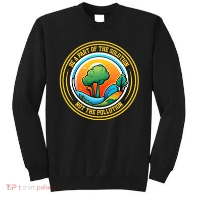 Climate Change Awareness Emblem Sweatshirt
