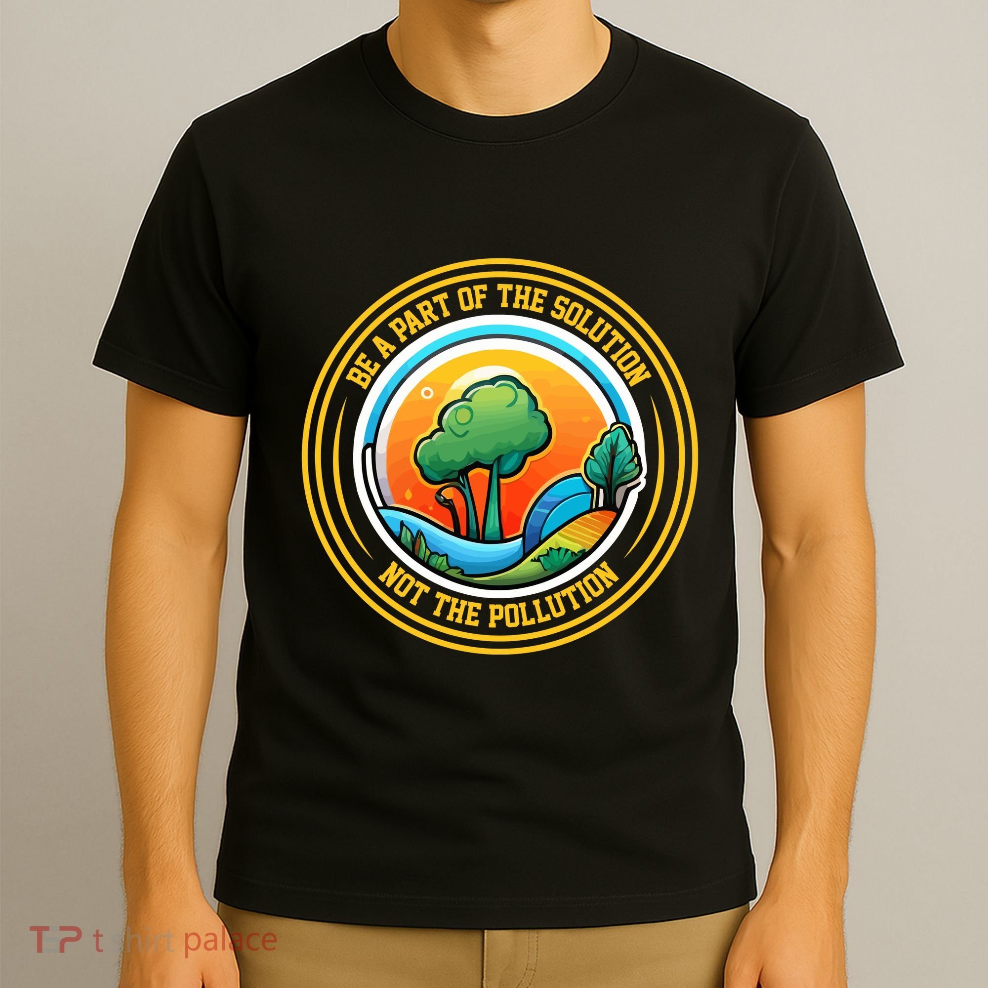 Climate Change Awareness Emblem T-Shirt