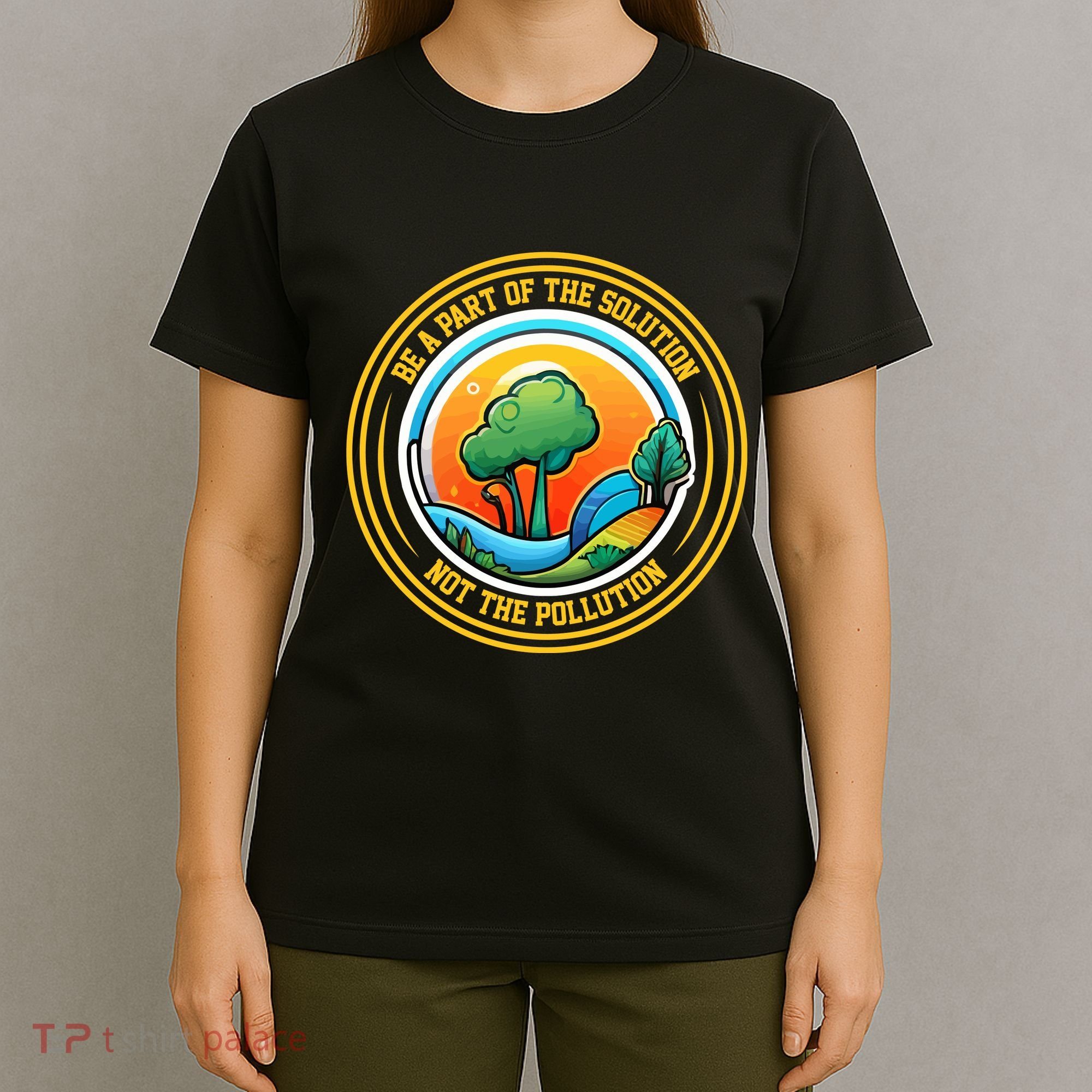Climate Change Awareness Emblem T-Shirt
