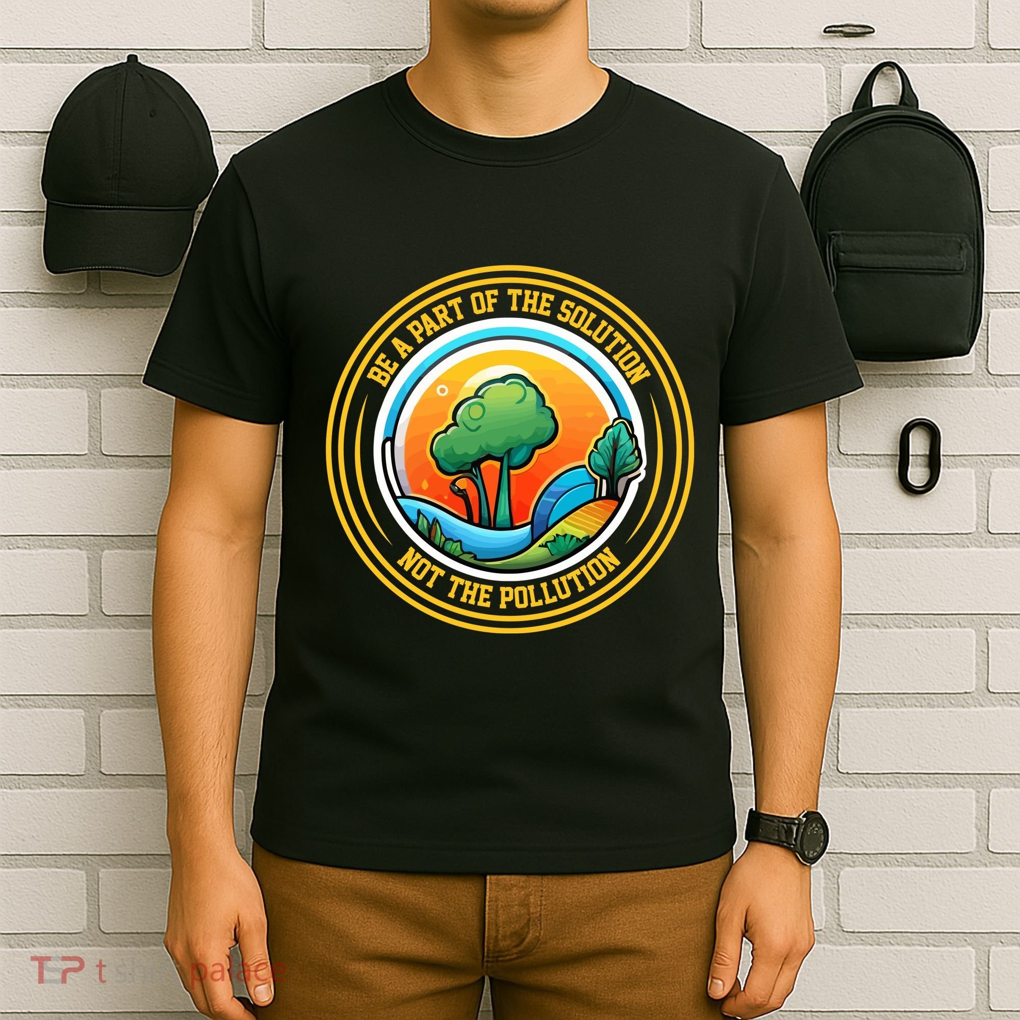 Climate Change Awareness Emblem T-Shirt