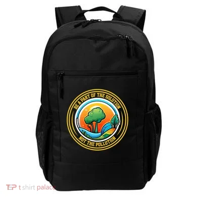 Climate Change Awareness Emblem Backpack