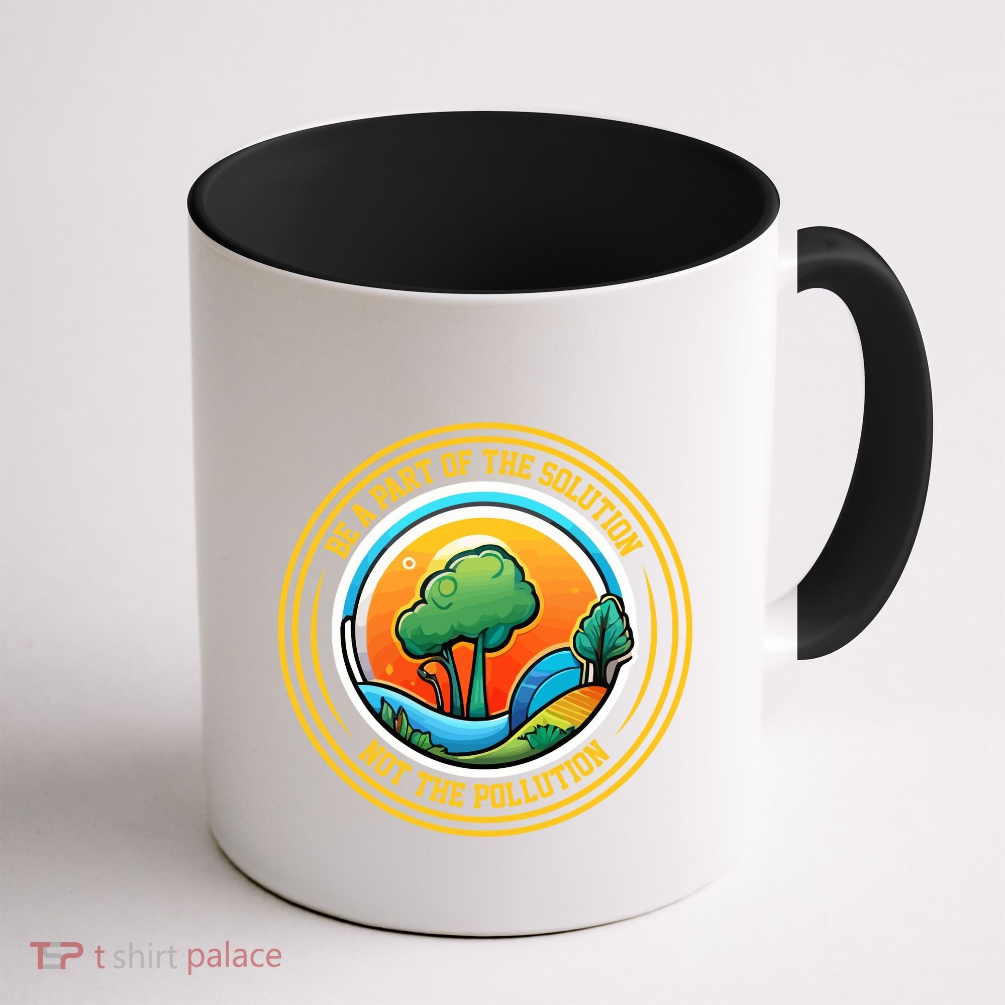Climate Change Awareness Emblem Coffee Mug