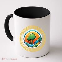Climate Change Awareness Emblem Coffee Mug thumb 0
