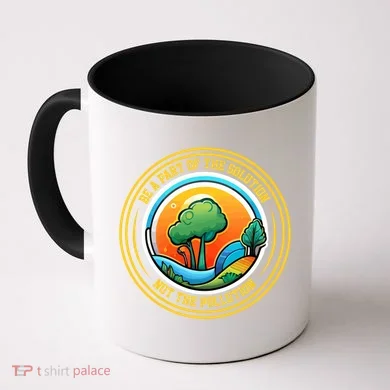 Climate Change Awareness Emblem Coffee Mug