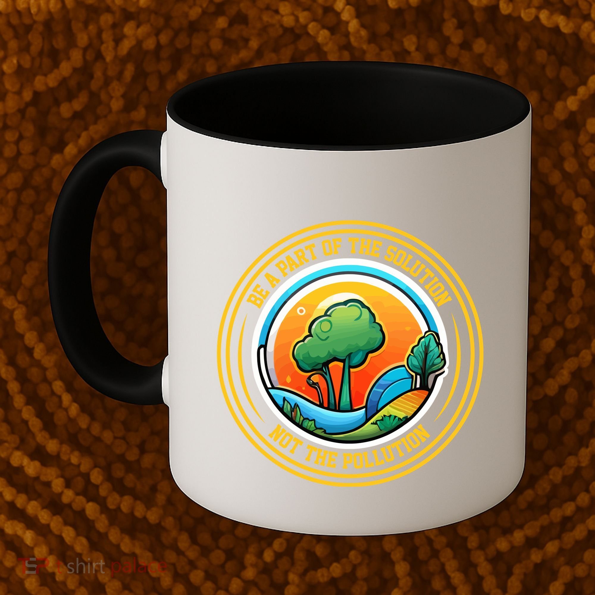 Climate Change Awareness Emblem Coffee Mug