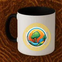 Climate Change Awareness Emblem Coffee Mug thumb 2