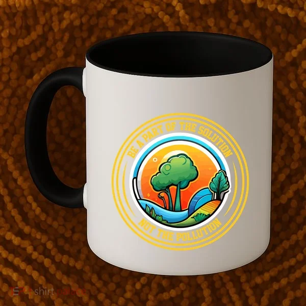Climate Change Awareness Emblem Coffee Mug
