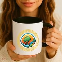 Climate Change Awareness Emblem Coffee Mug thumb 3