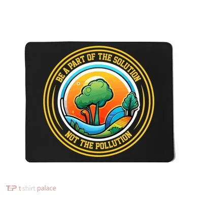 Climate Change Awareness Emblem Mousepad