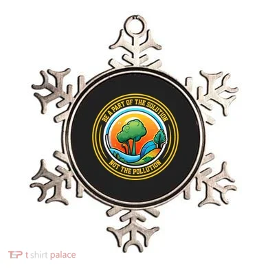 Climate Change Awareness Emblem Ornament