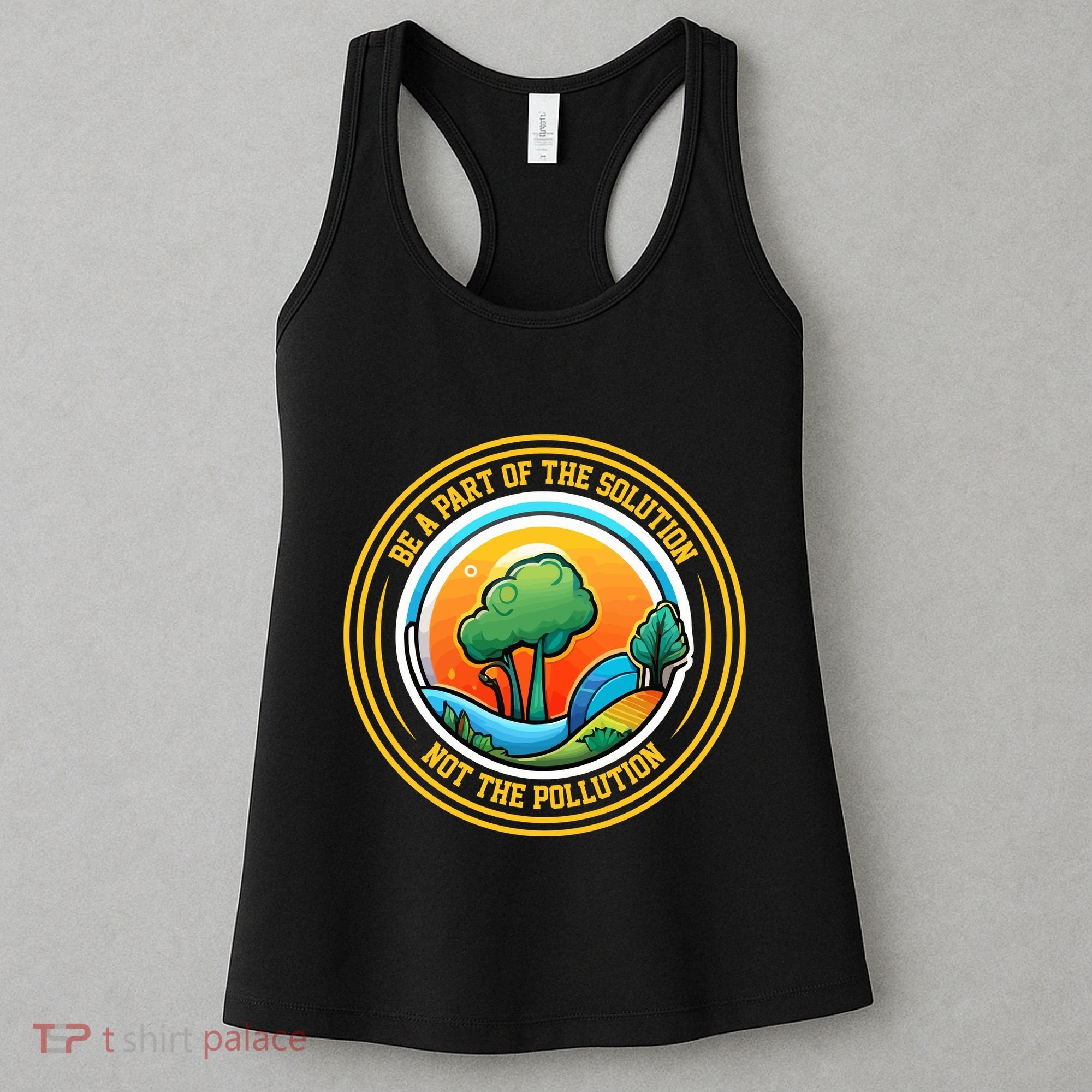 Climate Change Awareness Emblem Women's Tank Top