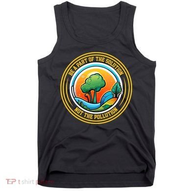 Climate Change Awareness Emblem Tank Top