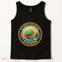 Climate Change Awareness Emblem Tank Top thumb 2