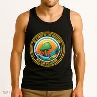 Climate Change Awareness Emblem Tank Top thumb 3
