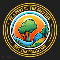 Climate Change Awareness Emblem Golf Towel thumb 3