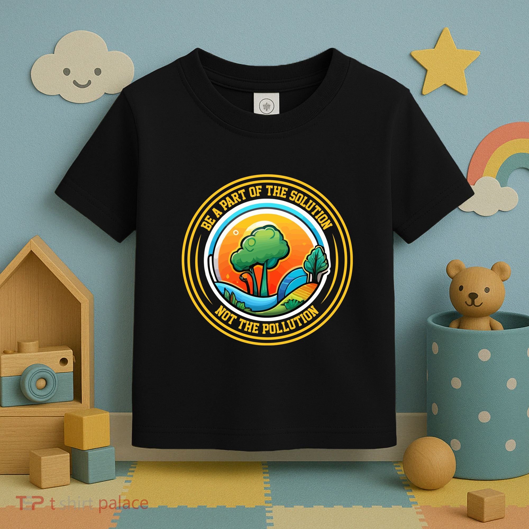 Climate Change Awareness Emblem Toddler T-Shirt
