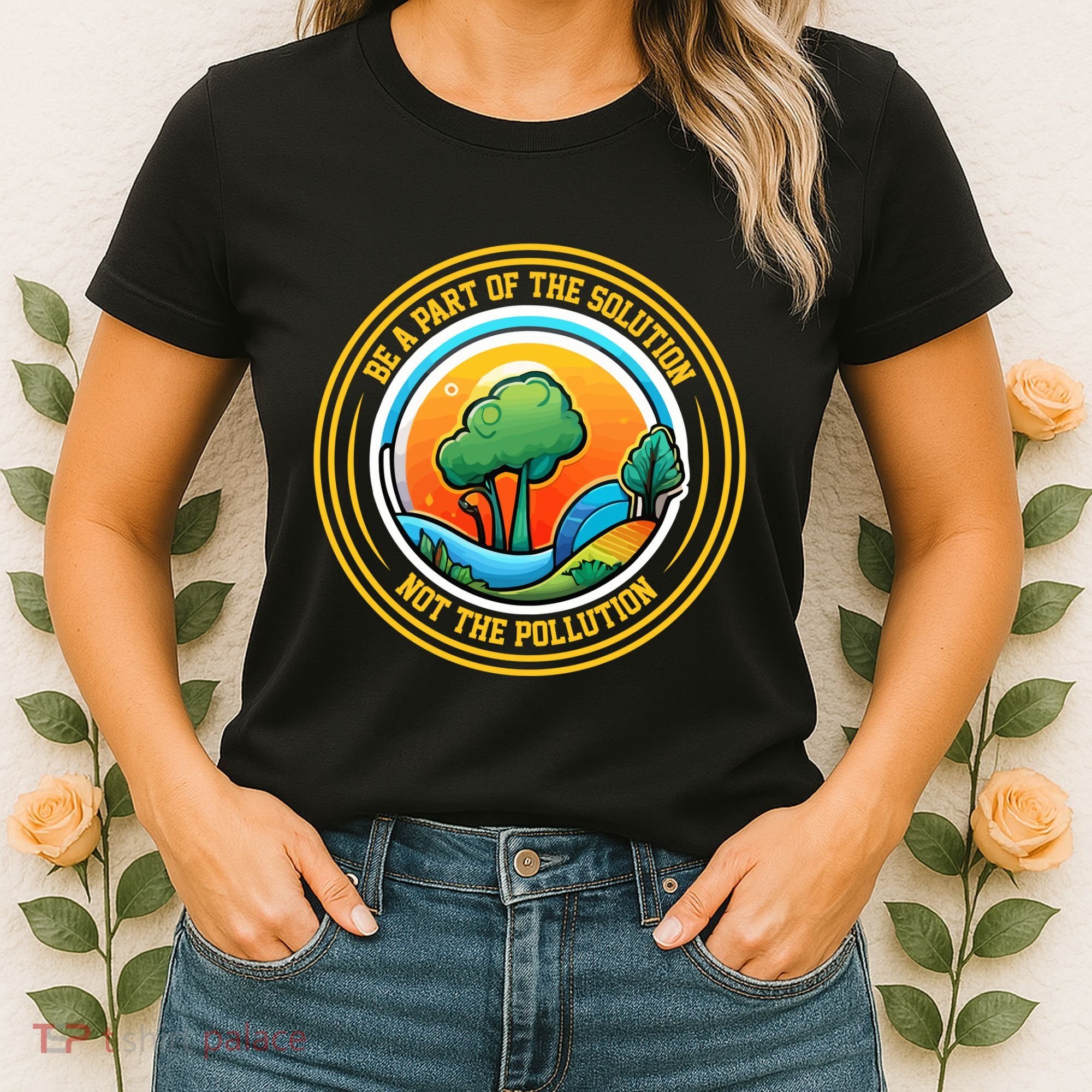 Climate Change Awareness Emblem Women's T-Shirt
