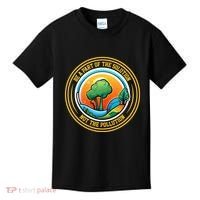 Climate Change Awareness Emblem Kids T-Shirt thumb 0