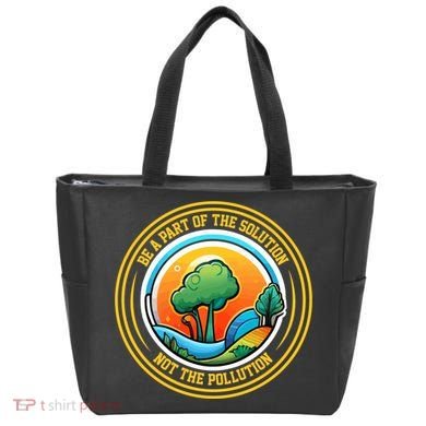 Climate Change Awareness Emblem Tote Bag
