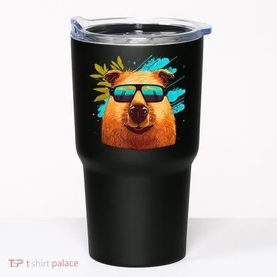 Capybara Cute And Funny Capybara Cool Sunglasses Tumbler